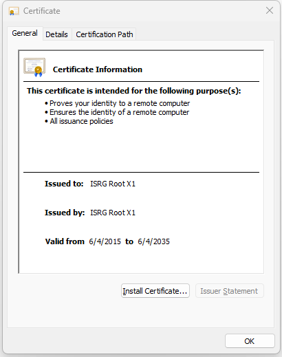 Server verification failed error from the VPN companion app
