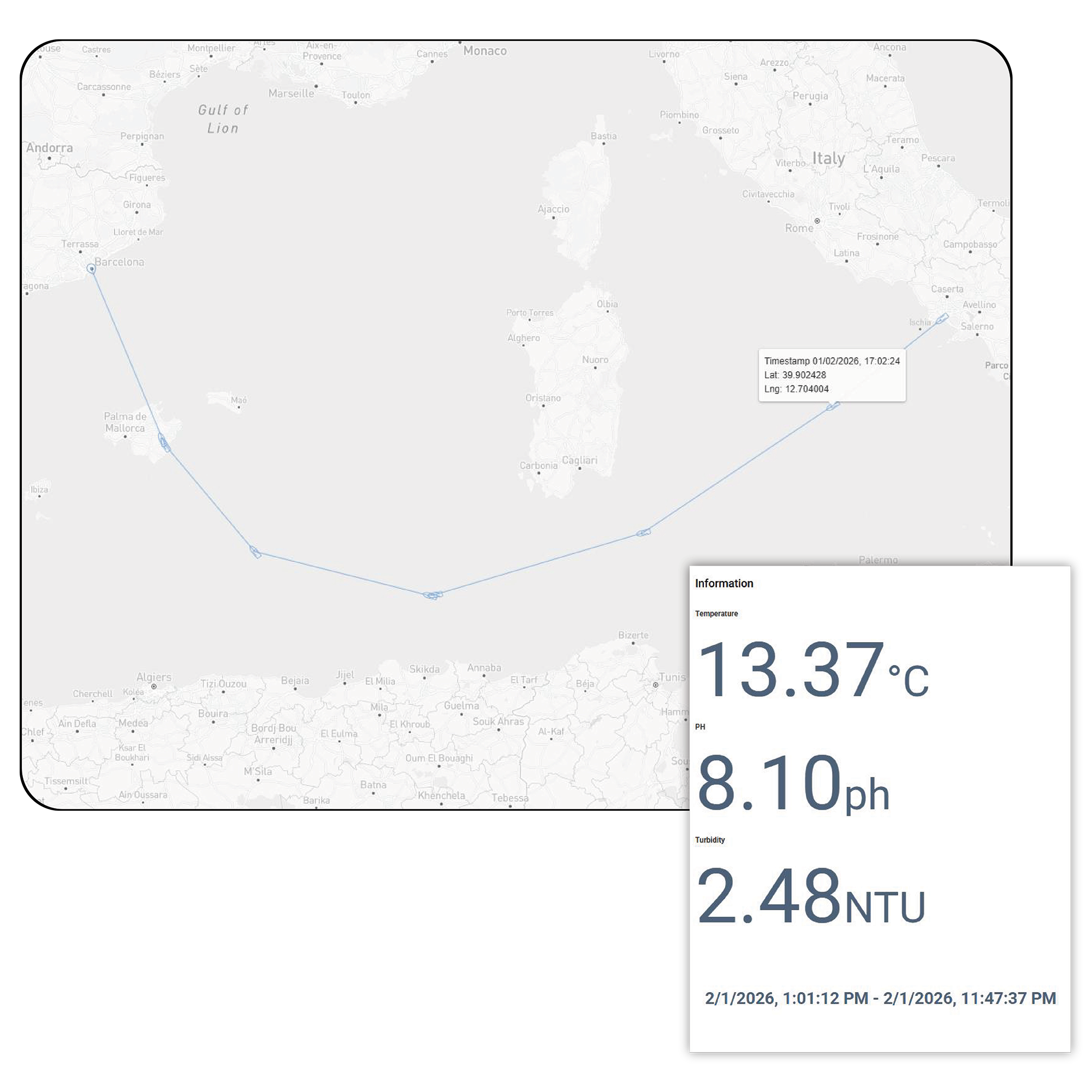 Corvina Geo Track - mappa